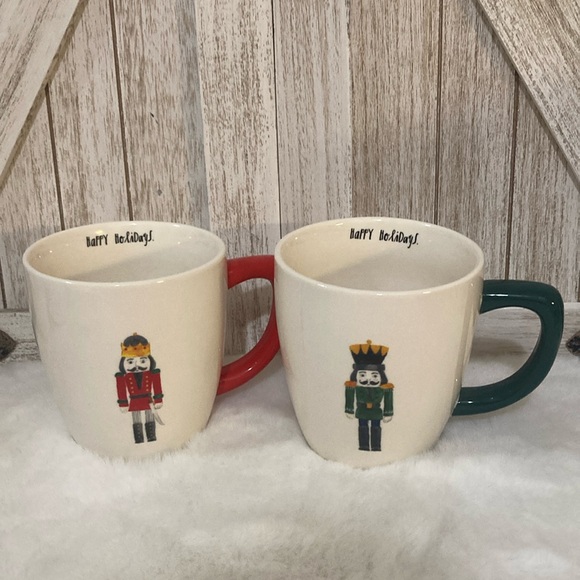 Rae Dunn Nutcracker Mugs - Picture 1 of 5